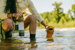 Grayl UltraPress Purifier Bottle vedensuodatin, Coyote Brown