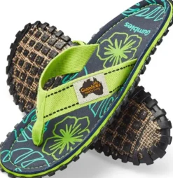 Gumbies Islander Lime Hibiscus Unisex