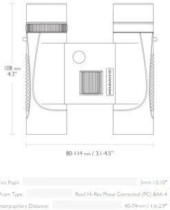Hawke Endurance ED 10X25 katselukiikarit, vihreä