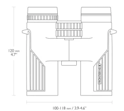 Hawke Frontier ED X 8x32 Harmaa