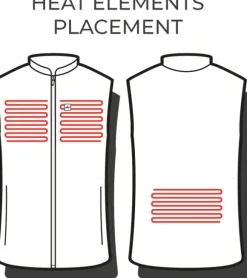 Heat Experience Heated Everyday Vest Mens Black