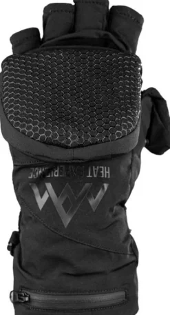 Heat Experience Heated Everyday Pullover Mittens Unisex lämpökintaat, musta