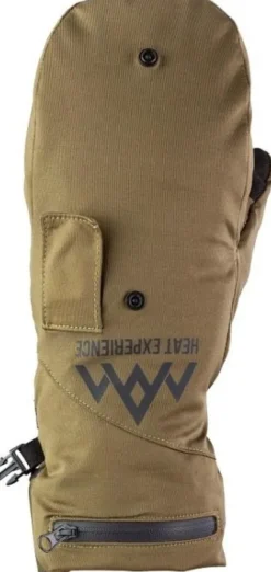Heat Experience Heated Hunt Pullover Mittens Unisex lämpökintaat metsästykseen, maastonvihreä