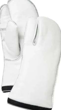 Hestra Army Leather Heli Ski 3 Finger Musta