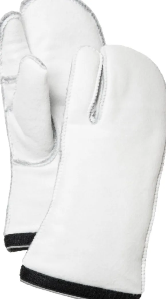 Hestra Army Leather Heli Ski 3 Finger Musta