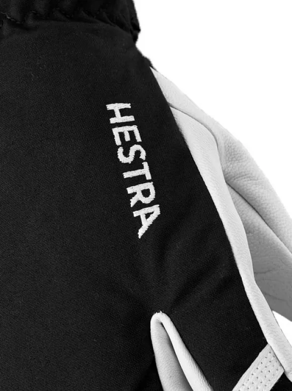 Hestra Army Leather Heli Ski 3 Finger Musta