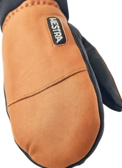 Hestra Army Leather Wool Terry Mitt kintaat, Cork