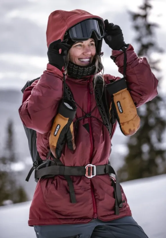 Hestra Army Leather Wool Terry Mitt kintaat, Cork