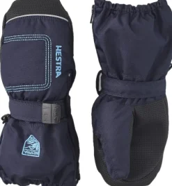 Hestra Baby Zip Long lasten kintaat vetoketjulla, tummansininen