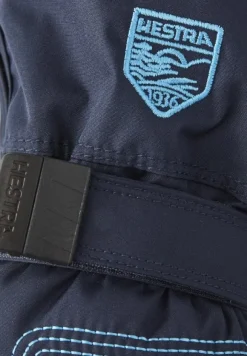 Hestra Baby Zip Long lasten kintaat vetoketjulla, tummansininen