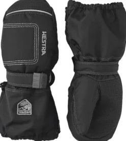 Hestra Baby Zip Long Mitt Musta