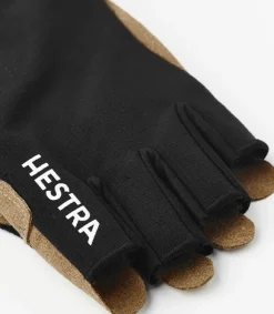 Hestra Bike Guard Short pyöräilykäsineet, musta/ruskea