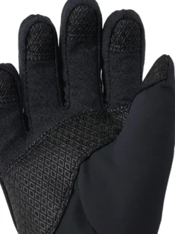 Hestra CZone Pluto Jr 5 finger lasten hanskat, musta