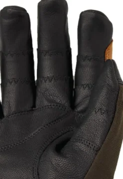 Hestra Ergo Grip Active Wool Terry 5 finger hanskat, unisex, tummanvihreä/musta