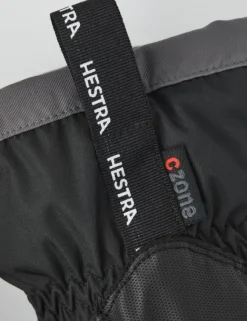 Hestra Gauntlet CZone Junior 3 Finger -lasten toppahanskat (Black)