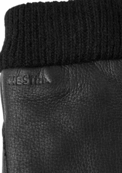 Hestra Idun Mitt hirvennahkaiset kintaat, musta