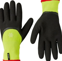 Hestra JOB Asper työhanskat, musta/neonkeltainen