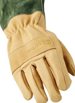 Hestra JOB Gardener's Gauntlet puutarhahanska, keltainen