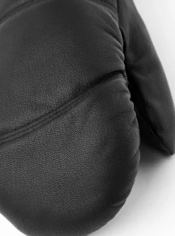 Hestra Leather Box -nahkarukkaset, musta