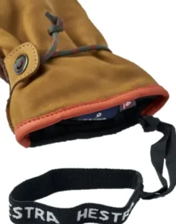 Hestra Wakayama Mitt nahkakintaat, unisex, ruskea