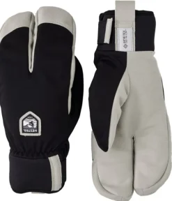 Hestra Windstopper Wool Terry Split -hanskat (Black)