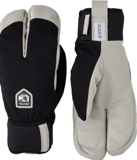 Hestra Windstopper Wool Terry Split -hanskat (Black)