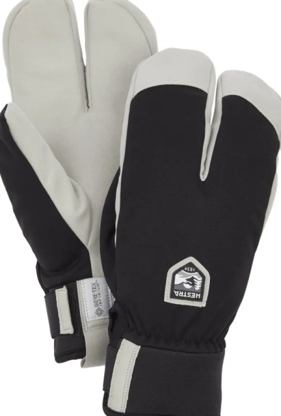 Hestra Windstopper Wool Terry Split -hanskat (Black)