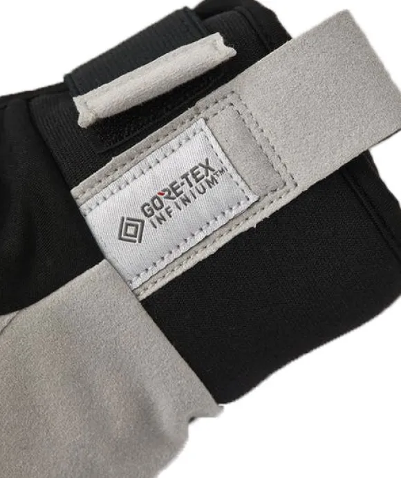 Hestra Windstopper Wool Terry Split -hanskat (Black)