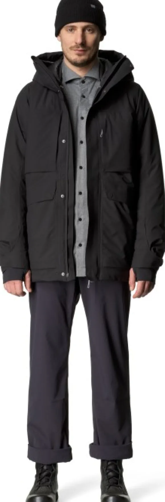 Houdini Fall in Jacket parkatakki, musta