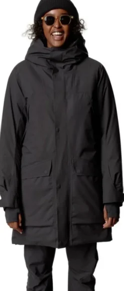 Houdini Fall In naisten parkatakki, musta