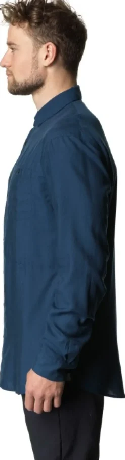 Houdini M's Tree Longsleeve Shirt Big Blue Light