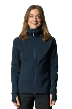 Houdini Power Houdi naisten fleecetakki, Blue Illusion/Tide