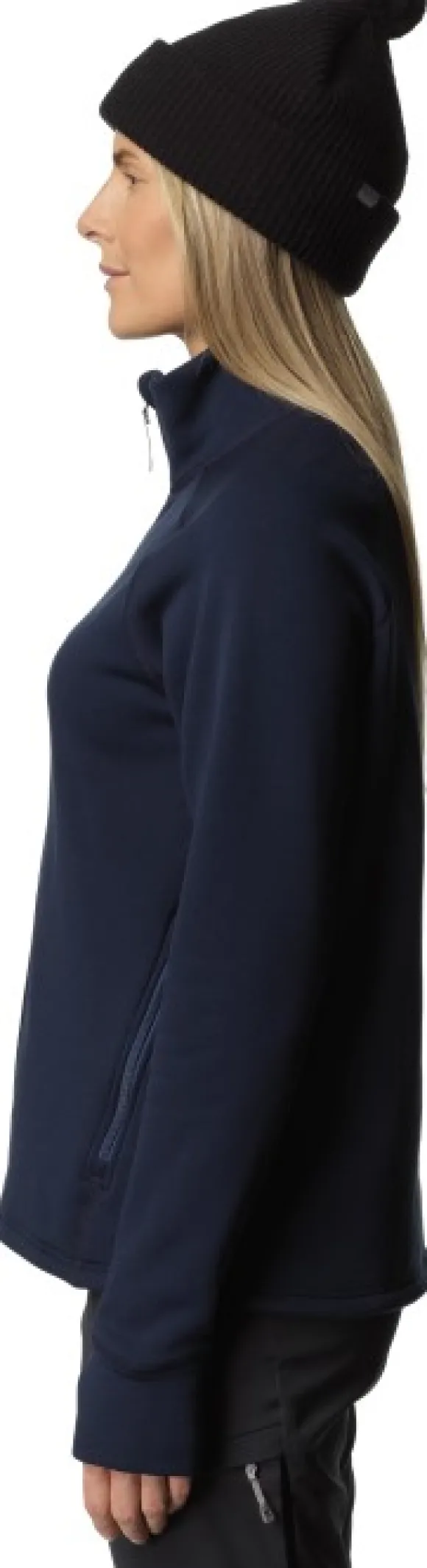 Houdini Power Up Jacket naisten fleecetakki, Blue Illusion