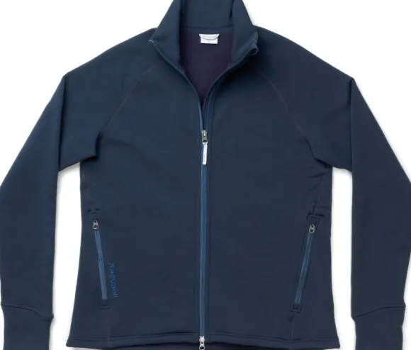 Houdini Power Up Jacket naisten fleecetakki, Blue Illusion