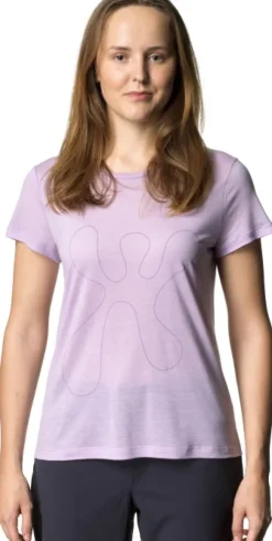 Houdini Tree Message Tee naisten t-paita, liila