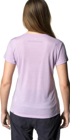 Houdini Tree Message Tee naisten t-paita, liila