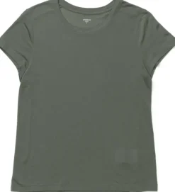 Houdini Tree Tee naisten t-paita, vihreäharmaa