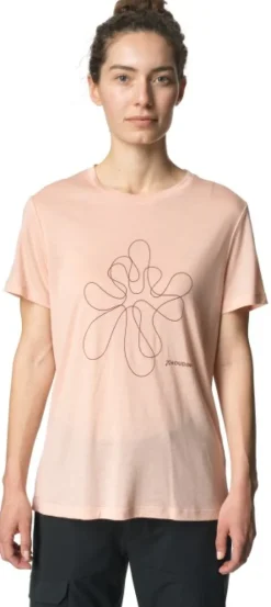 Houdini W's Tree Message Tee Dulcet Pink / Circle