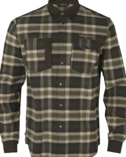 Härkila Aivak L/S Shirt flanellipaita, oliivinvihreä