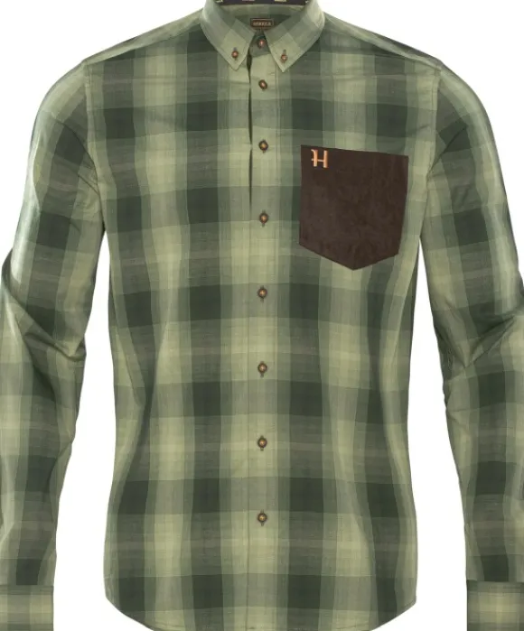 Härkila Akkan Shirt kauluspaita, Duffel Green
