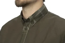 Härkila Anker L/S Shirt kauluspaita, ruskea