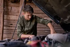 Härkila Anker L/S Shirt kauluspaita, ruskea