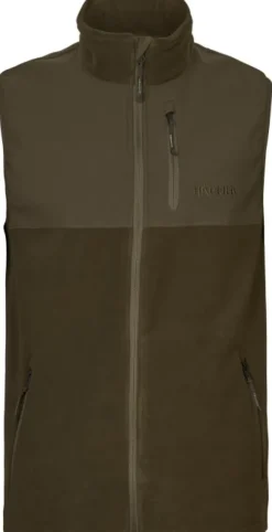 Härkila Fjell Fleece Vest Hunting Green/Willow Green