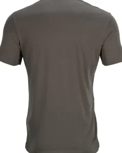 Härkila Graphic T-shirt puuvillainen t-paita, 2 kpl, ruskea/harmaa