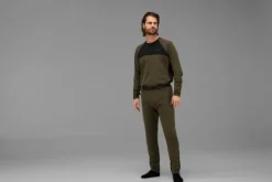 Härkila Härkila Heat L/S T-Shirt Willow Green/Black