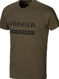 Härkila Härkila Logo T-Shirt 2-Pack Willow Green/Slate Brown