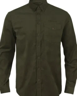 Härkila Kaldfjord vakosamettipaita, vihreä