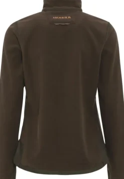 Härkila Kamko Fleece Women naisten kääntöfleecetakki, ruskea/punainen