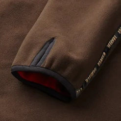 Härkila Kamko Fleece Women naisten kääntöfleecetakki, ruskea/punainen