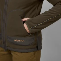 Härkila Kamko Fleece Women naisten kääntöfleecetakki, ruskea/punainen